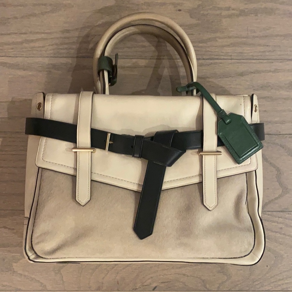 Reed Krakoff Leather and Haircalf Boxer